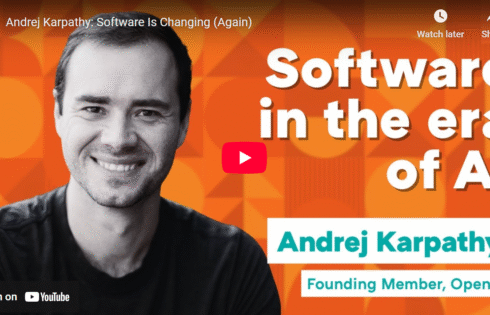 Software Is Changing (Again) – The Dawn of Software 3.0