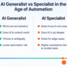 AI Generalist vs Specialist: Who Wins in the Age of AI?